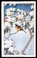 <strong>Yoshida Toshi</strong><br>積雪の葉かげに