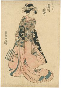 Toyokuni I/Kabuki prints / Segawa Rokou as Tamazusa[役者絵　玉ずさ 瀬川路考]