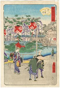 Hiroshige II/Thirty-Six Views of the Eastern Capital / Tenman-gu, Kameido[東都三十六景　亀戸天満宮]