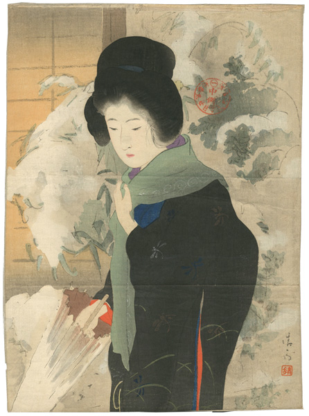 Kaburaki Kiyokata “Kuchi-e Print”／