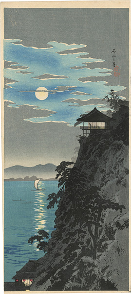 Takahashi Shotei(Hiroaki) “Moon from Ishiyama”／