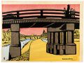 <strong>Tokuriki Tomikichiro</strong><br>Sanjo Bridge,Kyoto
