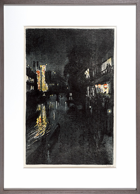 Oda Kazuma “Sight in Osaka / Dotonbori River Night View”／