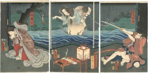 Toyokuni III/Kabuki play : Nanitakashi Temariuta Jitsuroku	[松高手毬諷実録]