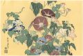 <strong>Hokusai</strong><br>Morning-glory and Frog【Reprodu......