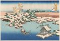 <strong>Hokusai</strong><br>Snow, Moon and Flowers : Snow ......