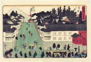 Yoshitora/New Selection of Famous Places of Edo / Kasumigaseki[新撰江戸名所　霞ヶ関之図]