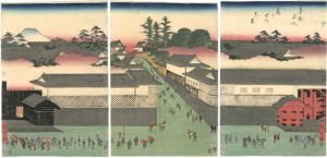Hiroshige I/Famous Views of the Eastern Capital, Kasumigaseki[東都名所　霞がせき真景]