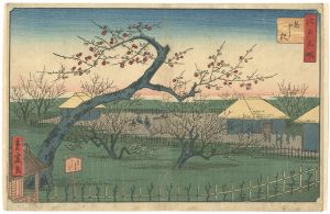 Shigenobu/Famous Places in Edo / Plum Garden[江戸名所　梅屋敷]