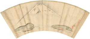 <strong>Kiyochika</strong><br>Fan Shaped Design : Mt.Fuji