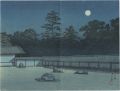 <strong>Kawase Hasui</strong><br>Stone Garden of Ryoan-Temple