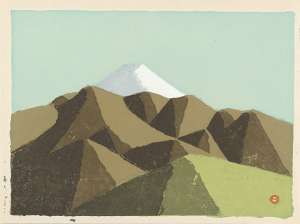 Azechi Umetaro “Mt.Fuji in Spring”／