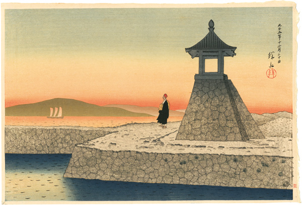Ito Shinsui “Dawn at Akashi ”／