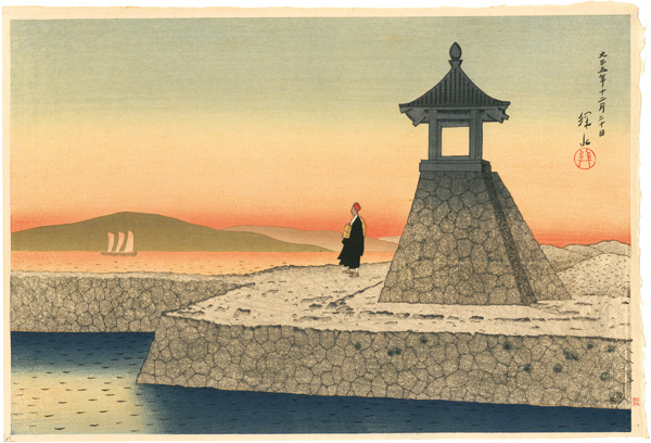 Ito Shinsui “Dawn at Akashi ”／