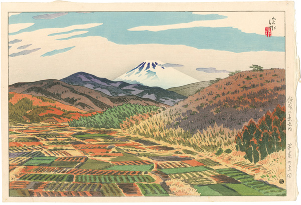Ito Shinsui “Eight Views of Izu Province / Early Spring at Yoshida”／