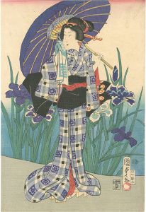 Kunisada II/Beauty (tentative title)[美人画（仮題）]