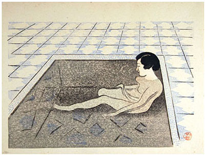 Ishii Tsuruzo “Hot spring”／