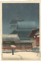 <strong>Kawase Hasui</strong><br>Osaka Tennoji-Temple