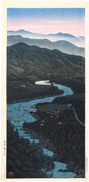 Kawase Hasui “Ioridani Pass, Etchu”／