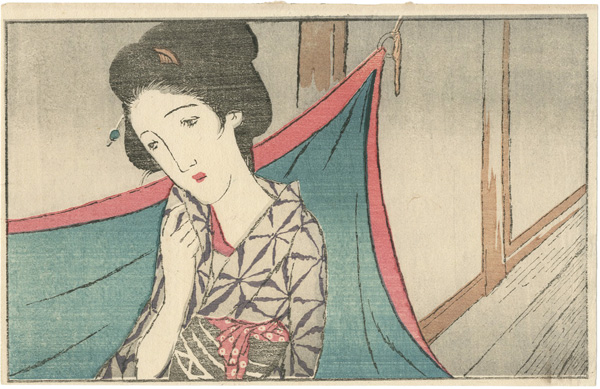 Takehisa Yumeji “A Mosquito Net from the Magazine The Ladies' Graphic”／