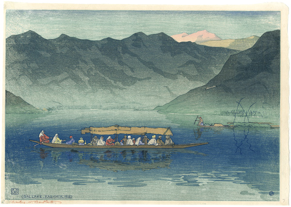 Charles Bartlett	 “Dal Lake, Kashmir”／