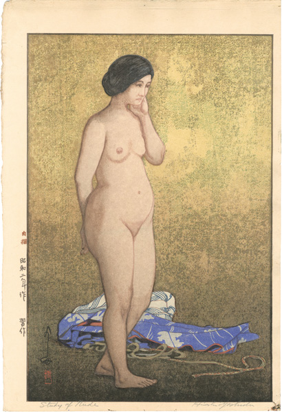 Yoshida Hiroshi “Study of a Nude”／