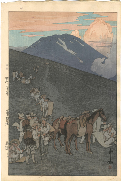 Yoshida Hiroshi “Ten Views of Fuji / The Horse Turnback at Umagaeshi ”／