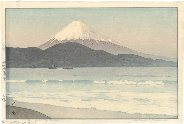 Yoshida Hiroshi “Fuji from Miho”／