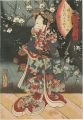 <strong>Toyokuni III</strong><br>The Six Poets / Plum