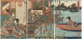 <strong>Toyokuni III</strong><br>A Scene of Young Leaves in the......