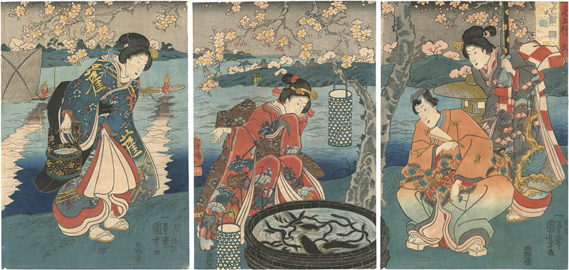Kuniyoshi “Viewed As the Five Phases(Mitate Gogyo) / Fire, Kagaribi”／