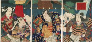 Kunichika/Kabuki Play : Taikoki Mitsuhide Shutsujin no Ba[太功記光秀出陣之場]