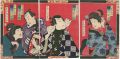 <strong>Kunichika</strong><br>Kabuki Play : Hatsuyagura Iro ......