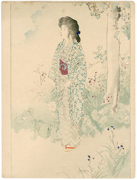 Kaburaki Kiyokata “Kuchi-e Print”／