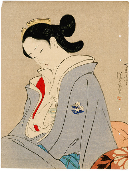 Kaburaki Kiyokata “Kuchi-e Print”／