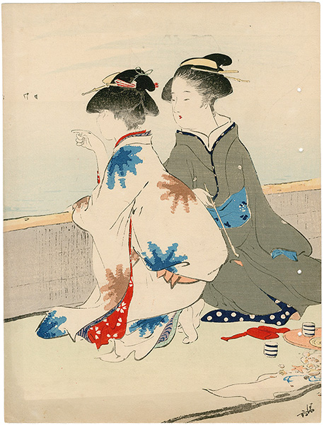 Kaburaki Kiyokata “Kuchi-e Print”／