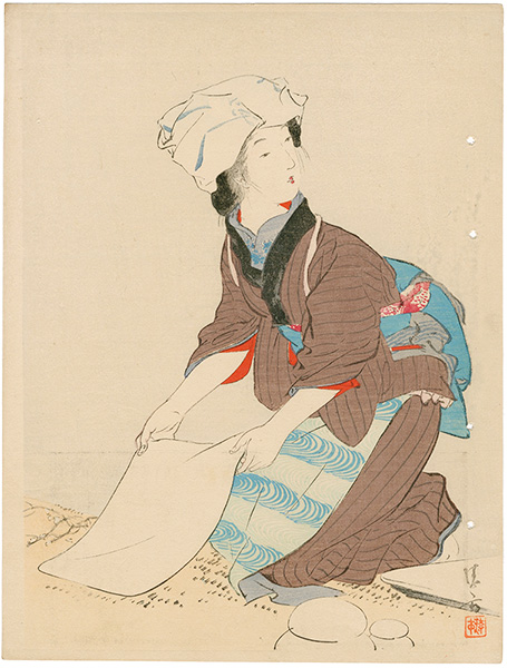 Kaburaki Kiyokata “Kuchi-e Print”／