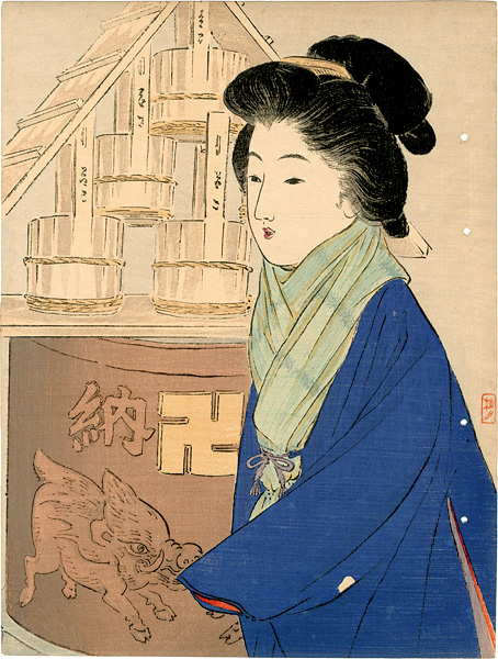 Takeuchi Keishu “Kuchi-e Print”／