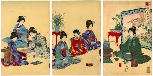 Chikanobu/Manners and Ceremonies for Women: Tea Ceremony[女礼式茶の湯]