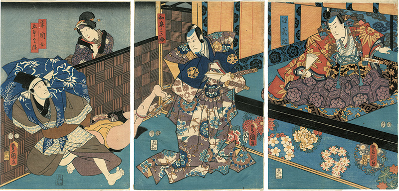 Toyokuni III “Kabuki Play: Yoshitsune Koshigoe-jo”／