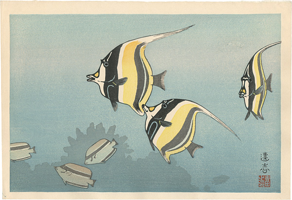 Yoshida Toshi “Hawaiian Fishes B”／