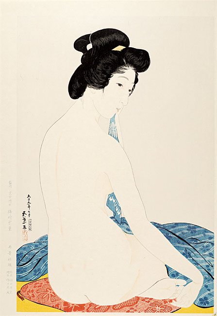 Hashiguchi Goyo “Woman after a bath 【Reproduction】”／