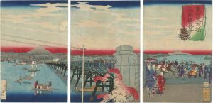 <strong>Kiyochika</strong><br>View of Ryogoku, One of the Fi......