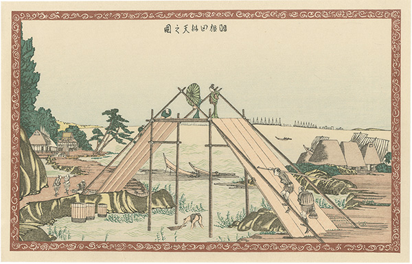 Hokusai “Benten Shrine at Haneda【Reproduction】”／