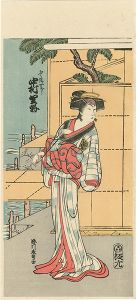 Hokusai/The Actor Nakamura Riko in the Role of the Wife of Fukukiyo[中村里好のふく清女ぼう【復刻版】]