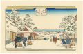 <strong>Hiroshige I</strong><br>Eight Views of the Winter East......