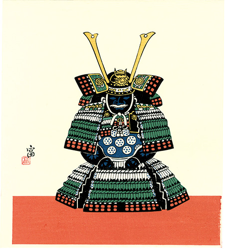 Tokuriki Tomikichiro “Ornamental Armor (tentative title)”／