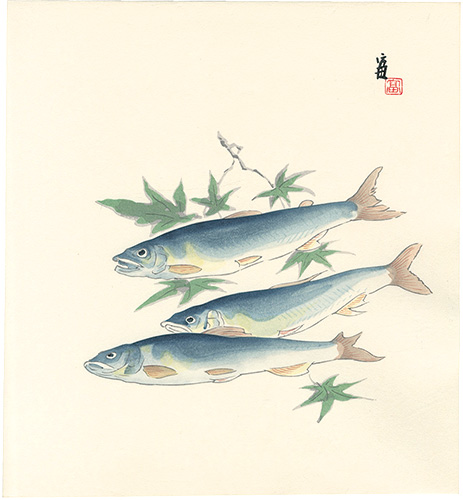 Tokuriki Tomikichiro “Sweetfish (tentative title)”／