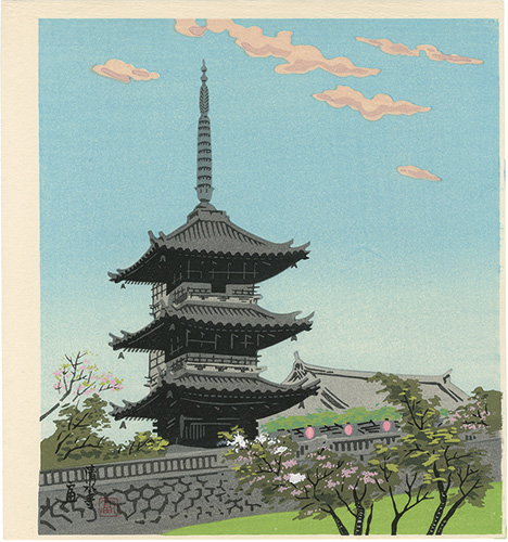 Tokuriki Tomikichiro “Kiyomizudera Temple”／