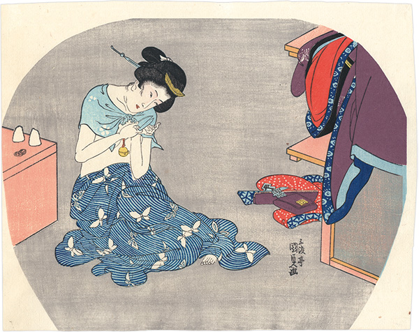 Kunisada I “Nail Clipping (tentative title)【Reproduction】”／